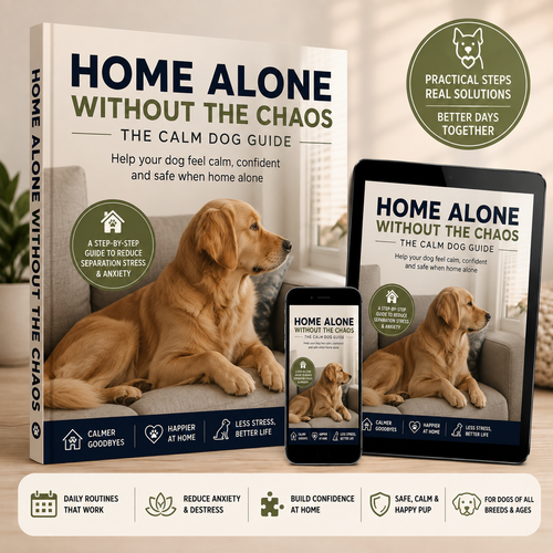 Home Alone Without the Chaos – The Calm Dog Guide